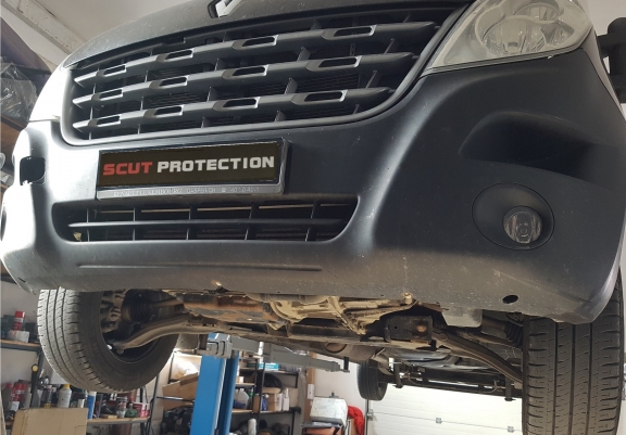 Protection sous moteur et de la boîte de vitesse Renault Master - Aluminium 