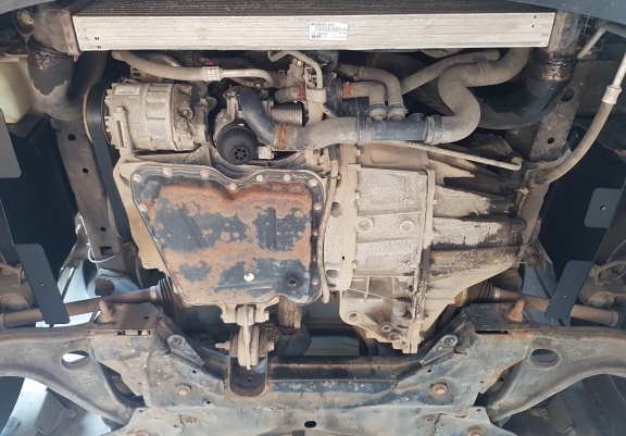 Protection sous moteur et de la boîte de vitesse Renault Master - Aluminium 