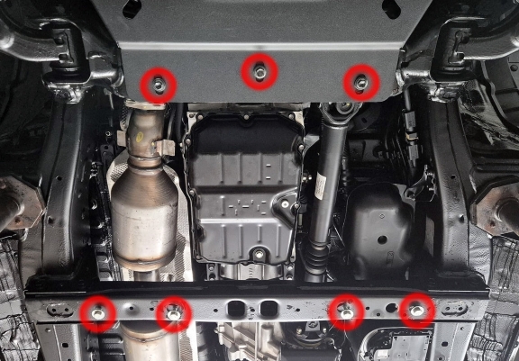 Protection de la boîte de vitesse Toyota Hilux