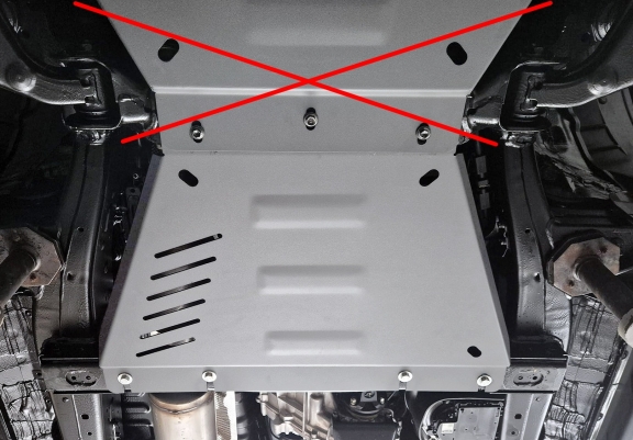 Aluminium protection de la boîte de vitesse Toyota Hilux