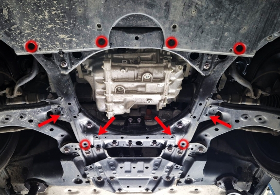 Protection sous moteur et de la boîte de vitesse Toyota BZ4X