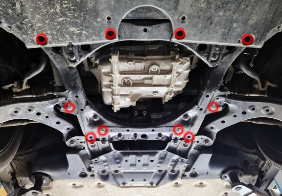 Protection sous moteur et de la boîte de vitesse Toyota BZ4X