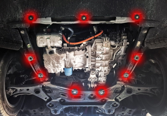 Protection sous moteur et de la boîte de vitesse  Jaecoo J7 - Aluminium  
