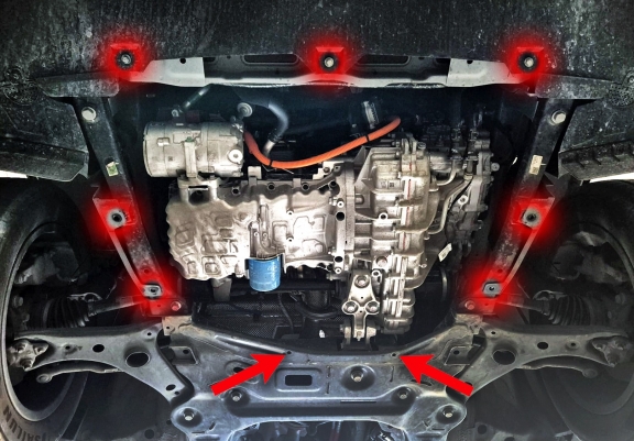 Protection sous moteur et de la boîte de vitesse  Jaecoo J7 - Aluminium  