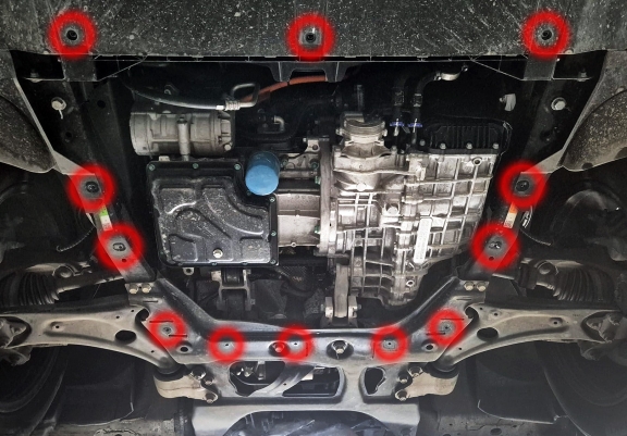 Protection sous moteur et de la boîte de vitesse  Omoda 9 - Aluminium  