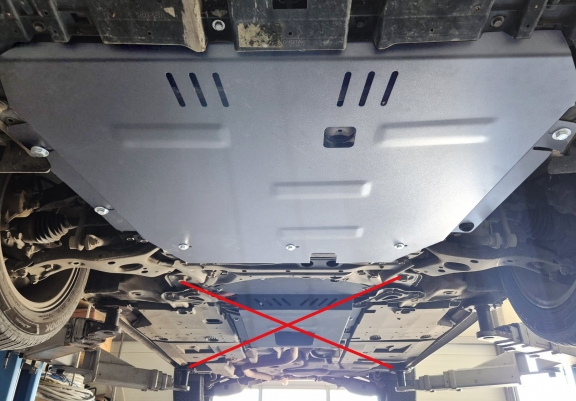 Protection sous moteur et de la boîte de vitesse  Toyota Corolla - Aluminium  